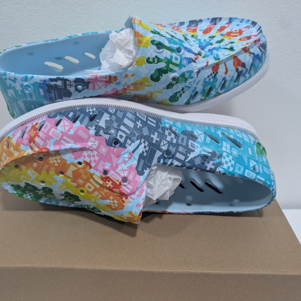Sperry Blue Multi Slip-On Clog - Picture 6 of 7